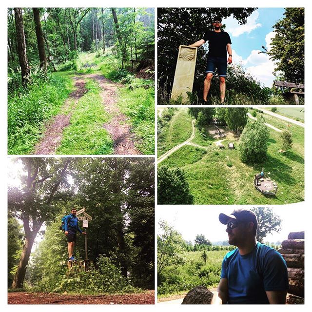 Collage von 4 Tagen auf dem Pickerweg #pickerweg #jacobsweg #wanderlust #enjoytoday